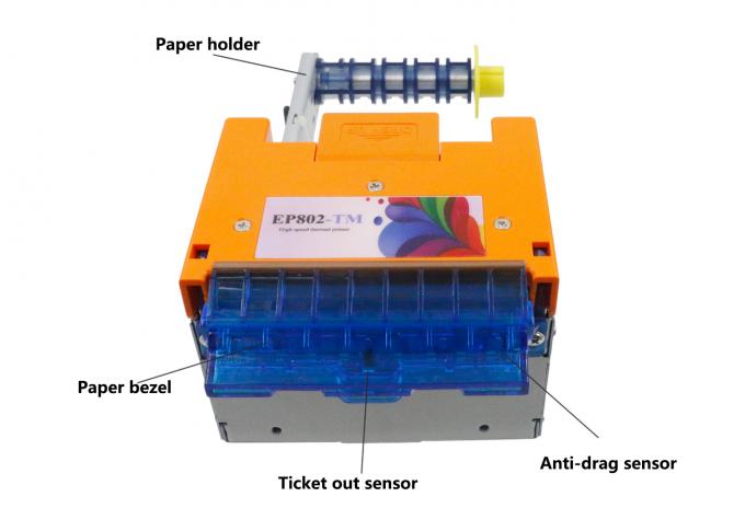 Lärmarme Geschwindigkeit des Karten-Drucker-Mechanismus-Papier-Rollen250mm/S für parkendes System